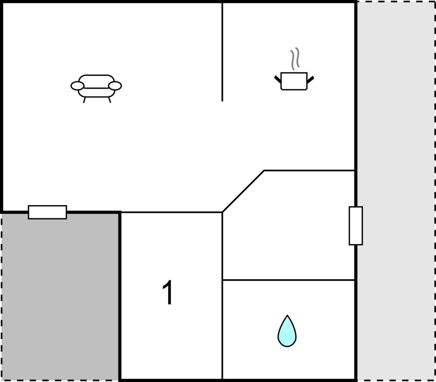 1 Bedroom Cozy Home In ריבה מראה חיצוני תמונה